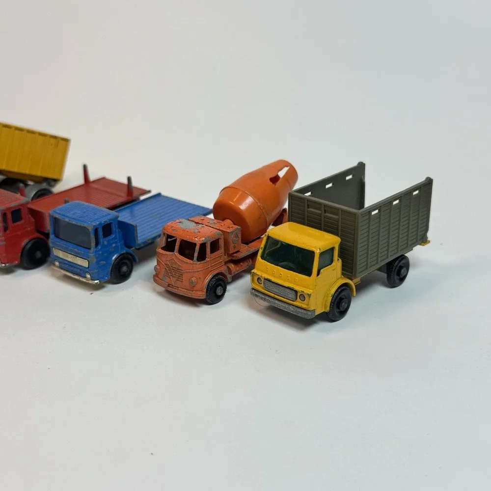 Vintage Matchbox Lesney 60's Utility Vehicles Lot of 8 Made In England - As Is
